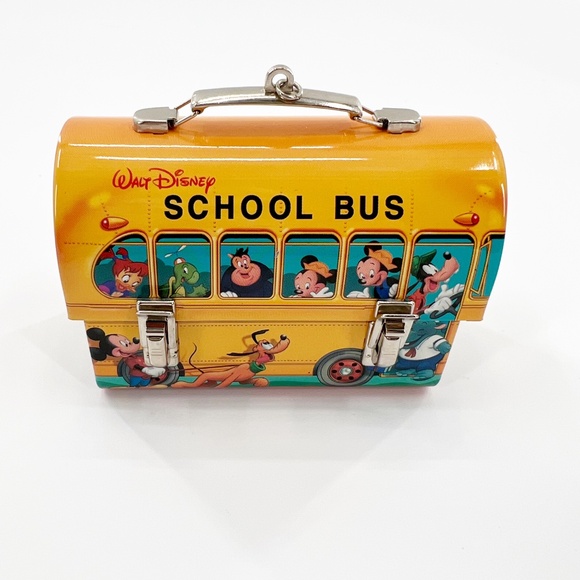 Hallmark Keepsake Ornament Disney’s School Bus Launch Box Set 2001 - Picture 2 of 15